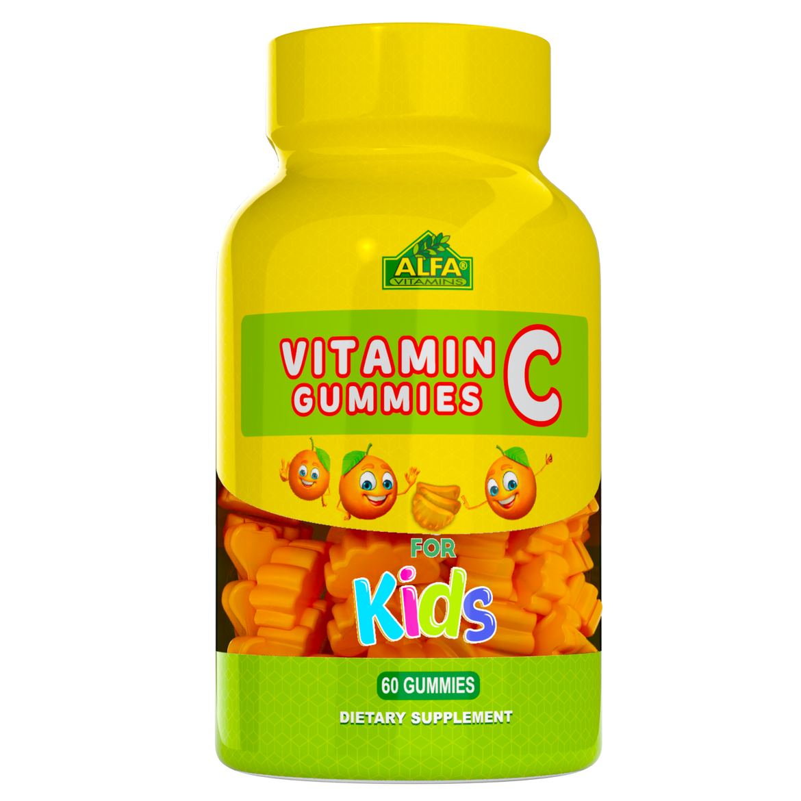 Vitamin C Gummies for Kids - 250mg - 60 Gummies
