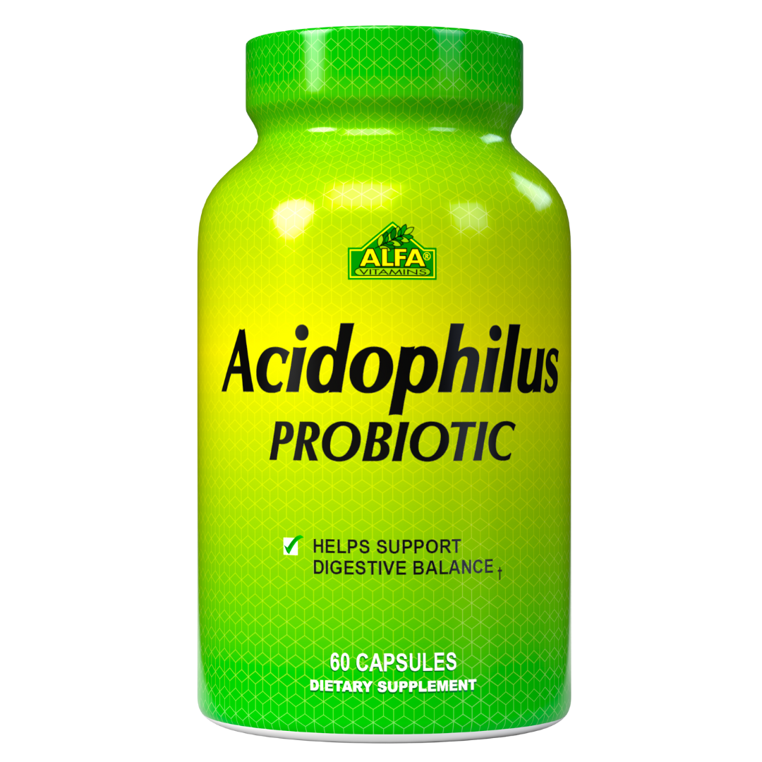 Acidophilus Probiotics 300mg Alfa Vitamins Store