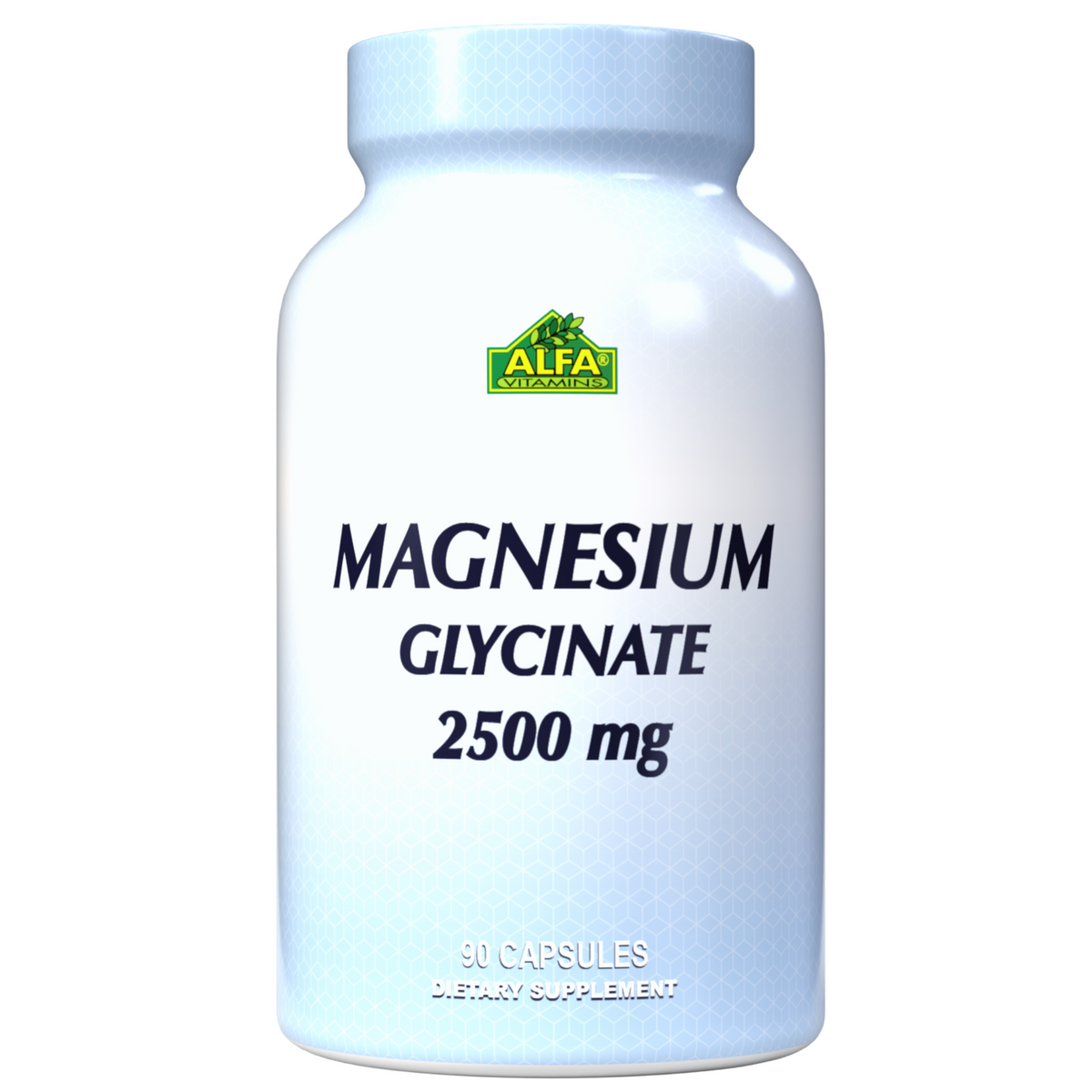 Magnesium Glycinate 2500 mg - 90 Capsules – Alfa Vitamins Store