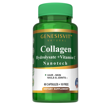 GenesisVit® Collagen Hydrolysate + Vitamin C Premium Line - 60 Capsules