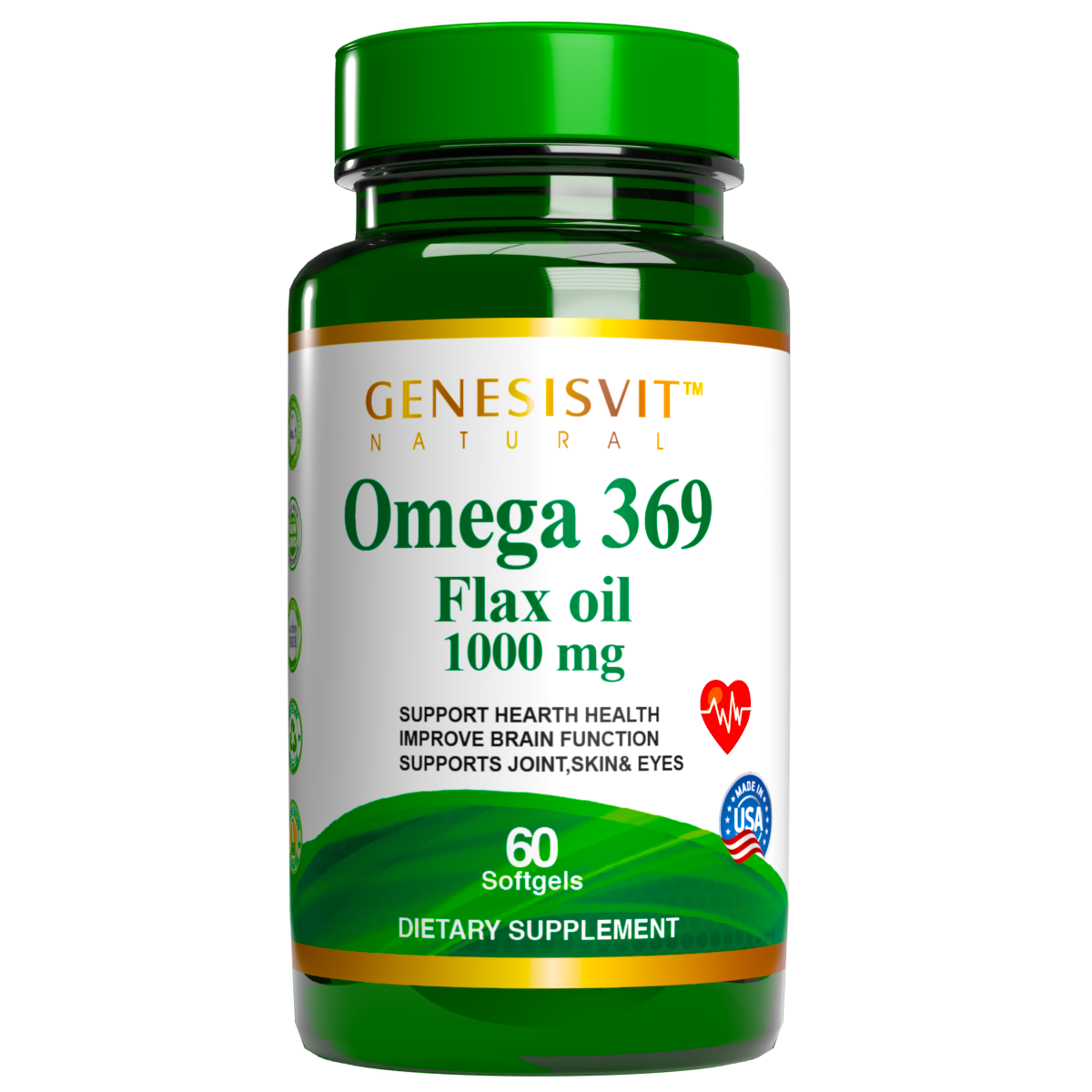 Genesisvit® Omega 369 - 60 softgels – Alfa Vitamins Store