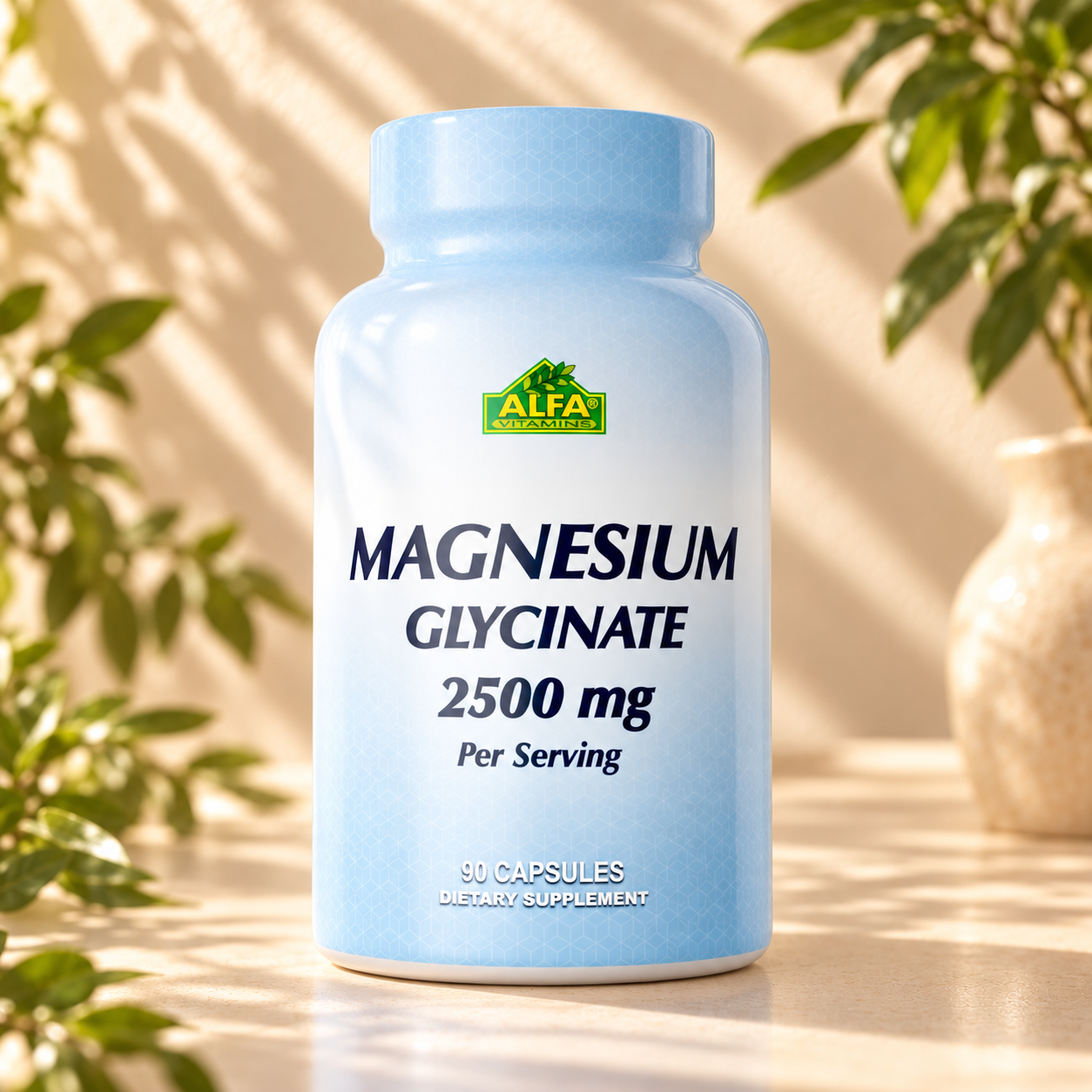 Magnesium Glycinate 2500 mg - 90 Capsules