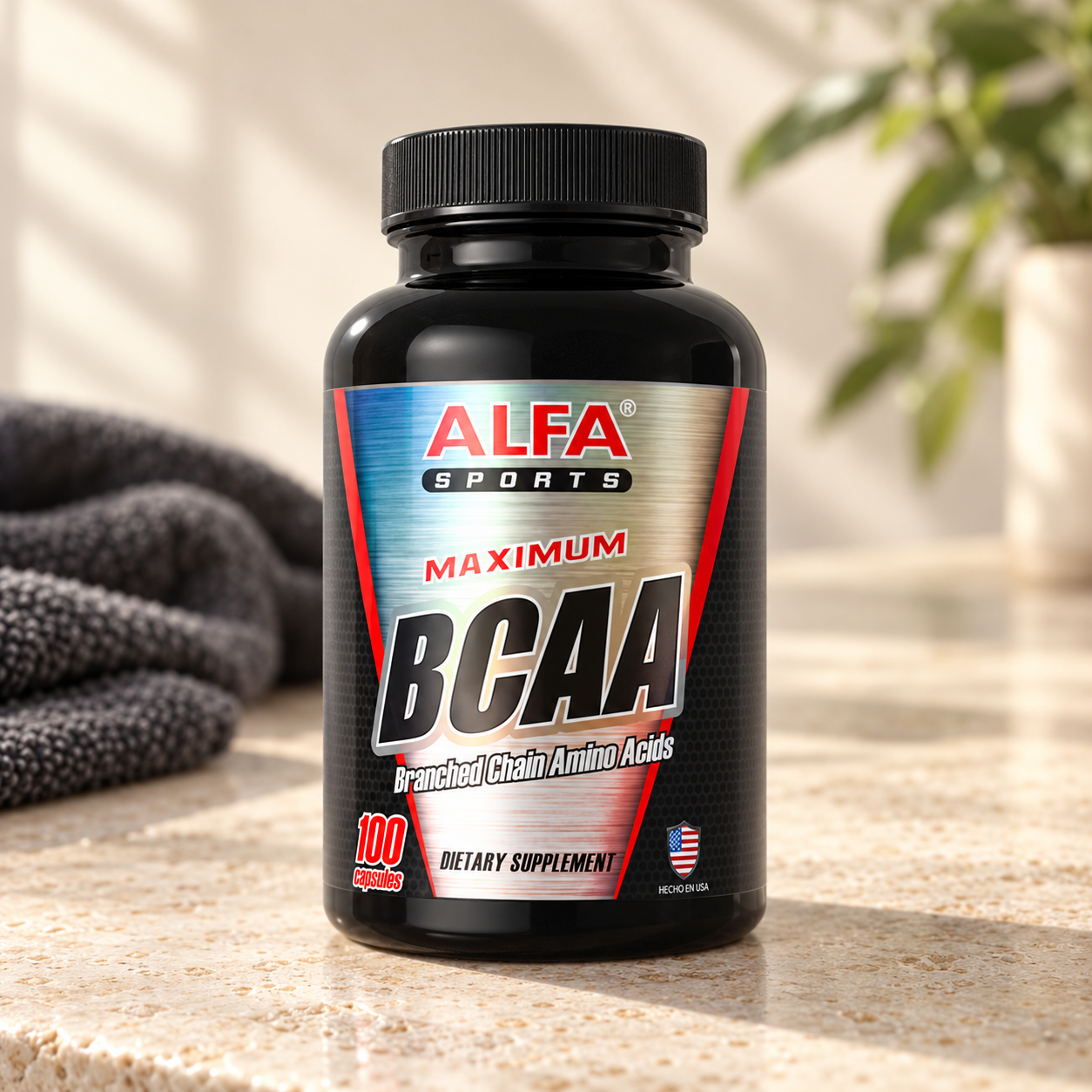 Maximum BCAA - Muscle Mass Builder - 100 capsules