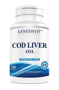 Genesisvit® Cod Liver Oil Premium Line - 100 Softgels