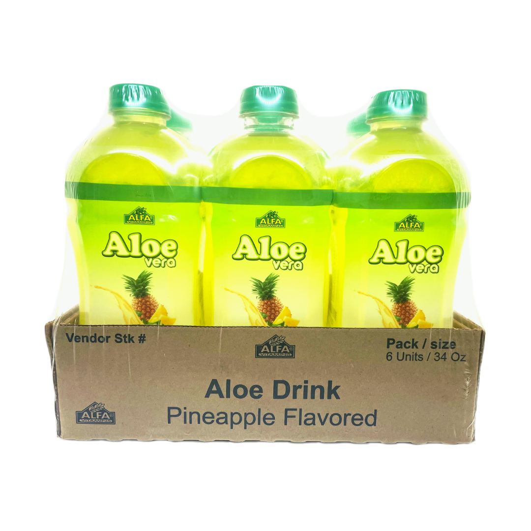 Aloe Vera Drink Pineapple Alfa Vitamins Store 1317