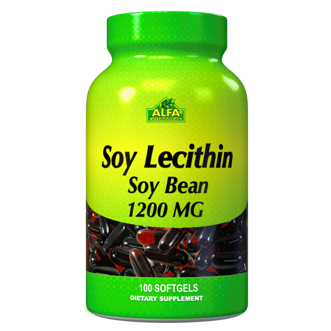 Soy Lecithin 1200 mg - 100 softgels
