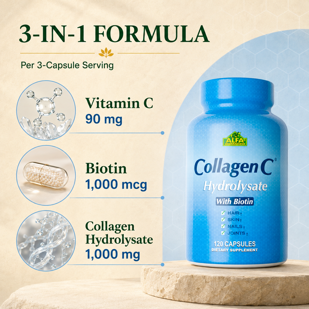 CollagenC Hydrolysate -  Biotin
