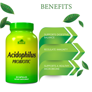 Acidophilus Probiotics 300 mg - 60 capsules