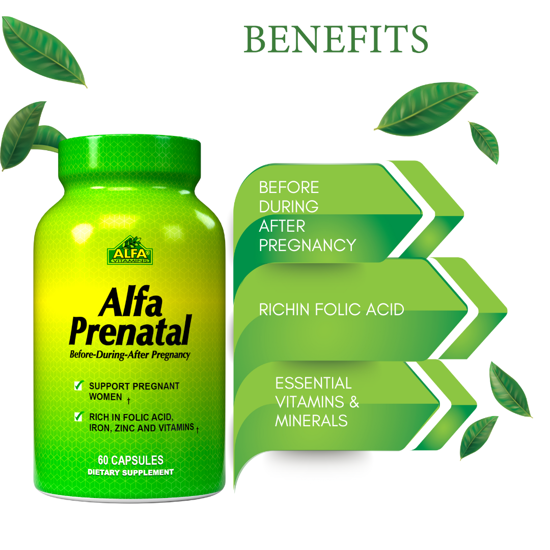 Natural Prenatal Vitamins – Alfa Vitamins Store