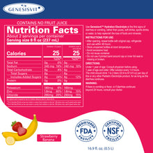 Genesisvit® Electrolyte Solution 16.9 fl oz each - 12 Pack (Strawberry/Banana)