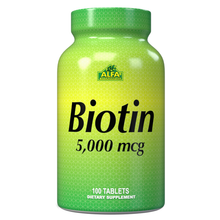 Biotin 5000 mcg - 100 tablets