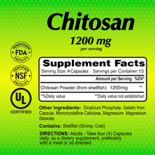 Chitosan 1200 mg - 60 capsules