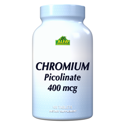 Chromium 400 mcg - 100 tablets