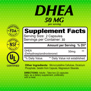 DHEA  50 mg - 60 capsules