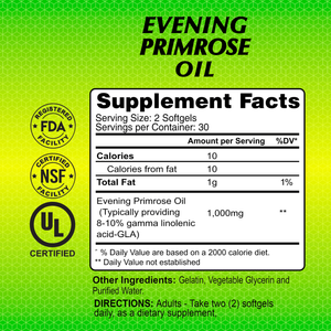 Evening Primrose Oil - 60 softgels