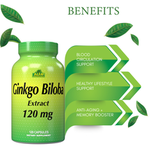 Ginkgo Biloba 120 mg - 120 capsules