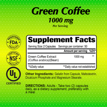 Green Coffee 1000 mg - 100 capsules