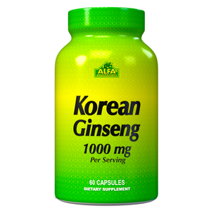 Korean Ginseng 1000 mg - 60 capsules