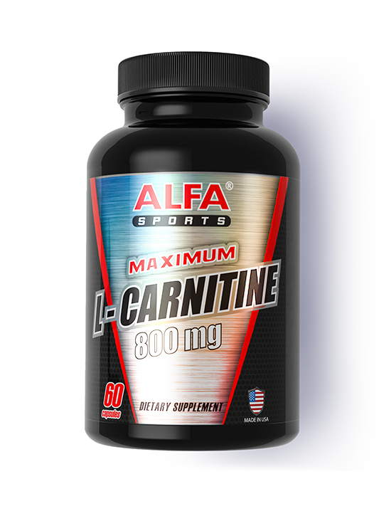 ALFA Vitamins Maximum L Arginine 1000 mg, in a black bottle with red and silver accents, promises enhanced performance. This USA-made dietary supplement contains 100 capsules that support blood flow with its potent nutrient blend.