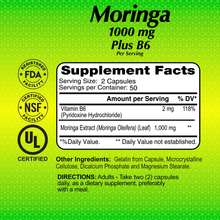 Moringa 1000 mg - 100 capsules