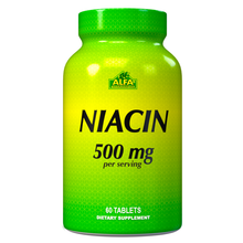 Niacin 500 mg - 60 tablets