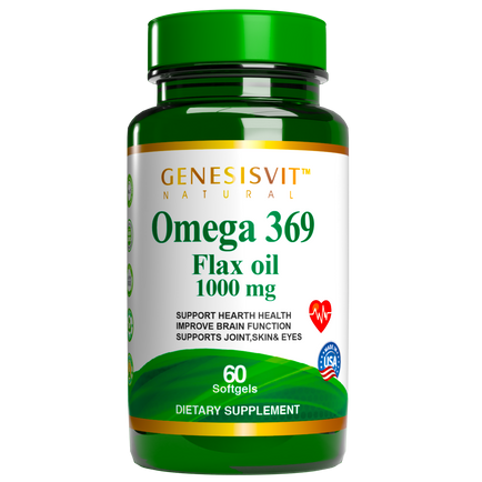 Genesisvit® Omega 369 Flax oil  - 60 Softgels