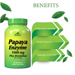 Papaya Enzyme - 1000mg - 60 capsules