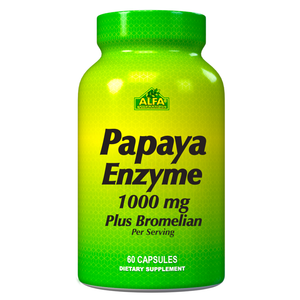 Papaya Enzyme - 1000mg - 60 capsules