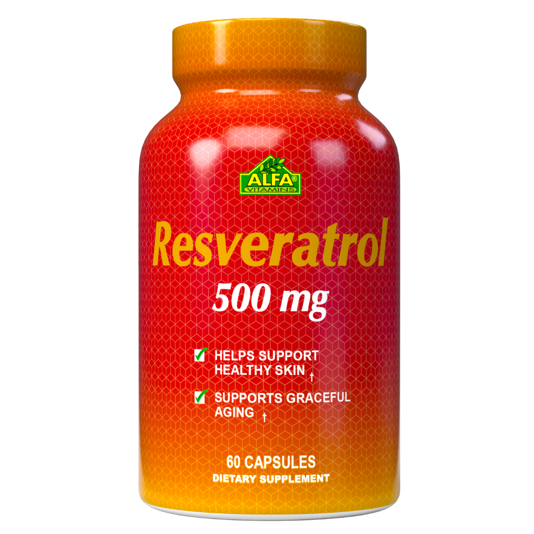 Resveratrol 500 mg - 60 capsules