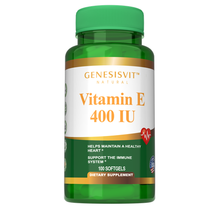 Genesisvit® VITAMIN E 400 IU  - 100 Softgels