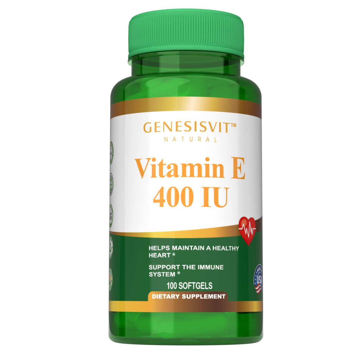 Genesisvit® VITAMIN E 400 IU  - 100 Softgels