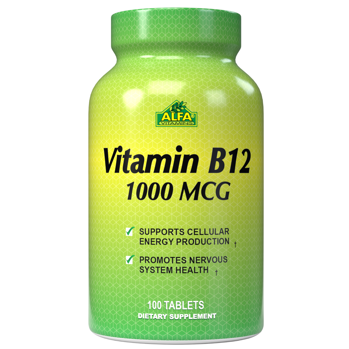 Vitamin B12 1000 mcg - 100 tablets