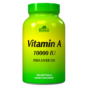 Vitamin A Fish Liver Oil - 100 softgels