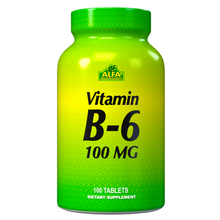 Vitamin B6 100 mg - 100 Tablets