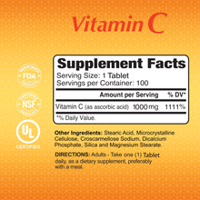 Vitamin C 1000 mg - 100 Tablets