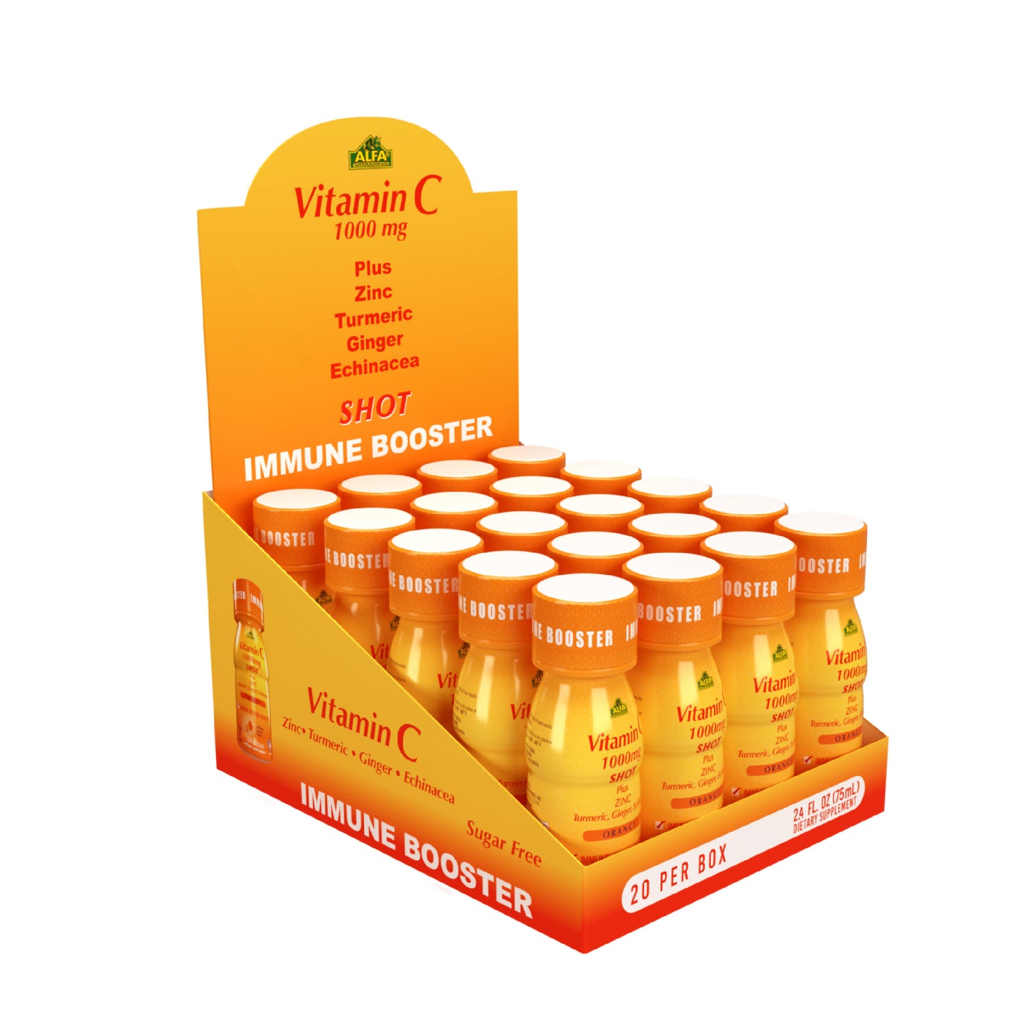 a box - Vitamin C 100mg Shot - Immune booster 