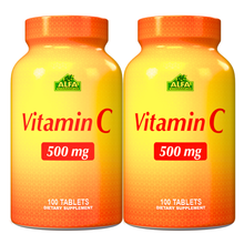 Vitamin C 500 mg -100 Tablets - 2 Pack