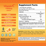 Vitamin C Shot 4-pack — Supplement Facts and ingredients label