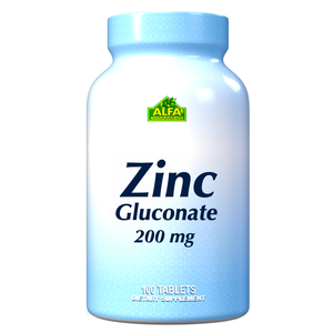 Zinc Gluconate 200 mg - 100 tablets