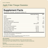 Apple Cider Vinegar Gummies Supplement Facts
