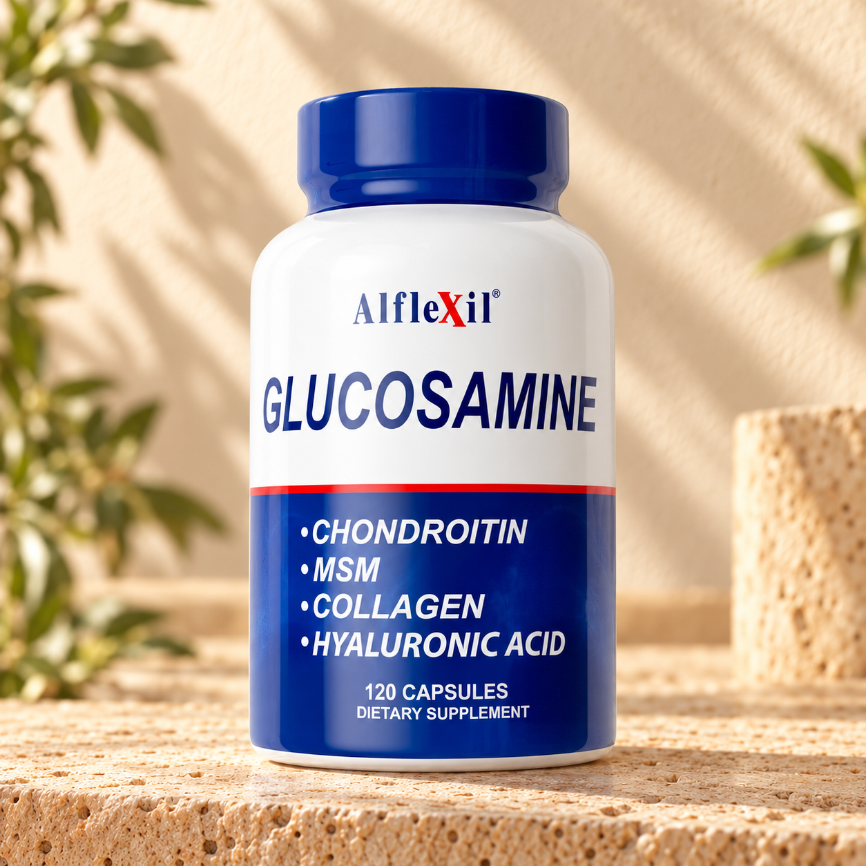Alflexil® - Glucosamine Chondroitin MSM Collagen-120 capsules