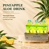 Alfa Vitamins Aloe Vera Drink pineapple flavor six-pack overview