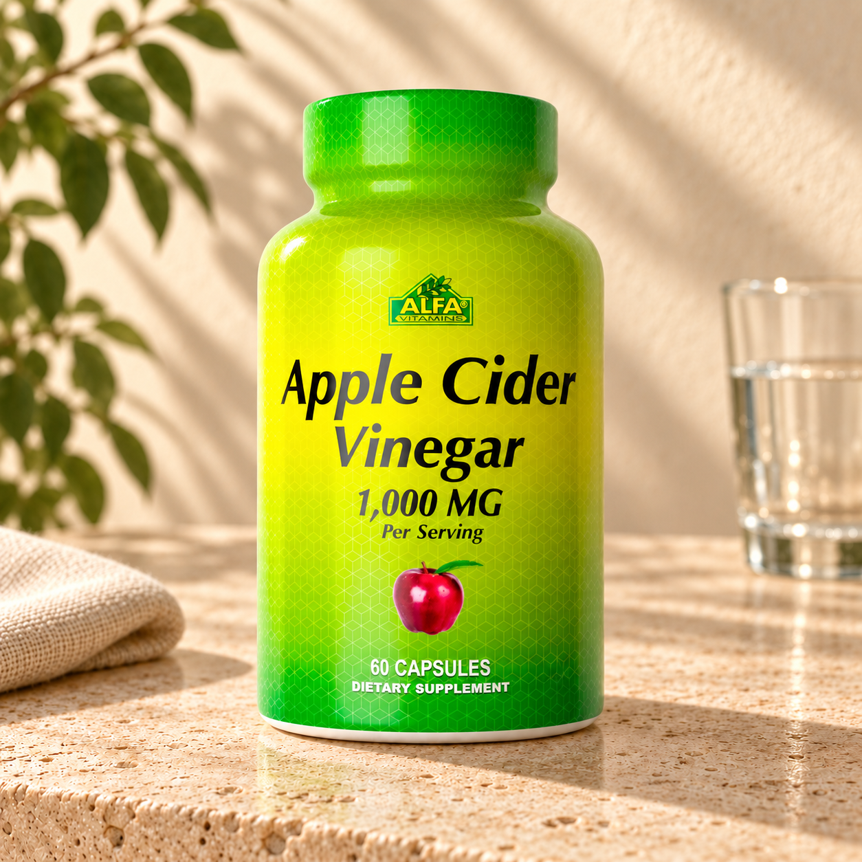 Apple Cider Vinegar 1000 mg - 60 capsules