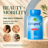 Alfa CollagenC Premium 120 capsules with support for hair, skin, nails and joints