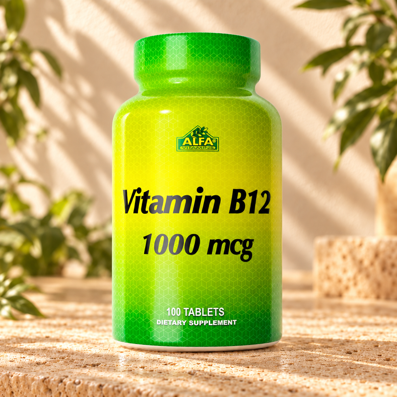 Vitamin B12 1000 mcg - 100 tablets
