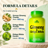 Ginseng Ginkgo formula