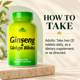 Ginseng Ginkgo directions