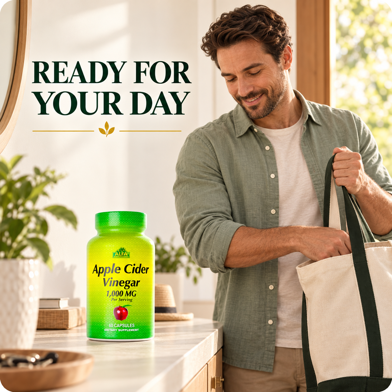 Alfa Vitamins Apple Cider Vinegar — on the go lifestyle