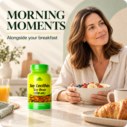 Alfa Vitamins Soy Lecithin — lifestyle breakfast