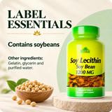 Alfa Vitamins Soy Lecithin — label essentials